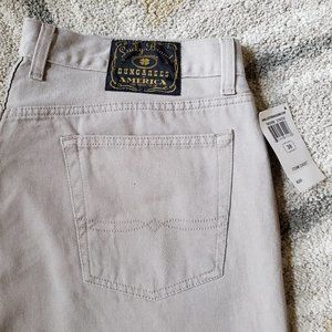 Mens Tan Classic Fit Lucky Brand Dungarees size 38